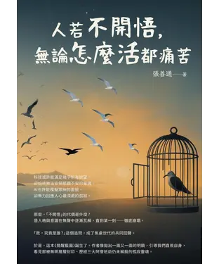 書封 人若不開悟，無論怎麼活都痛苦